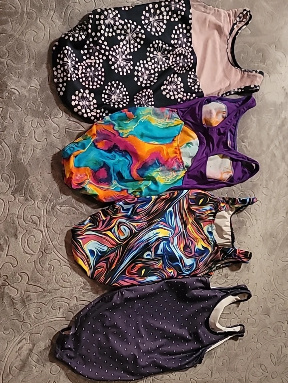 Girls' Dance Leotards - Lot Of 4.